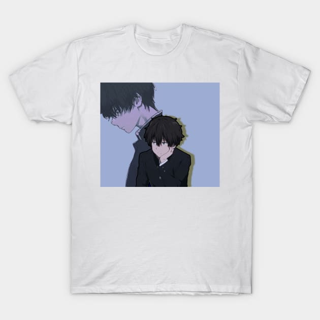 Oreki Houtaro (HOUYKA) T-Shirt by saturnswamp